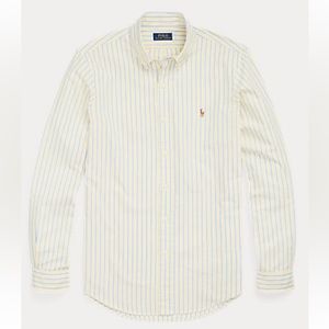 Ralph Lauren Classic Fit Striped Oxford Shirt Boys